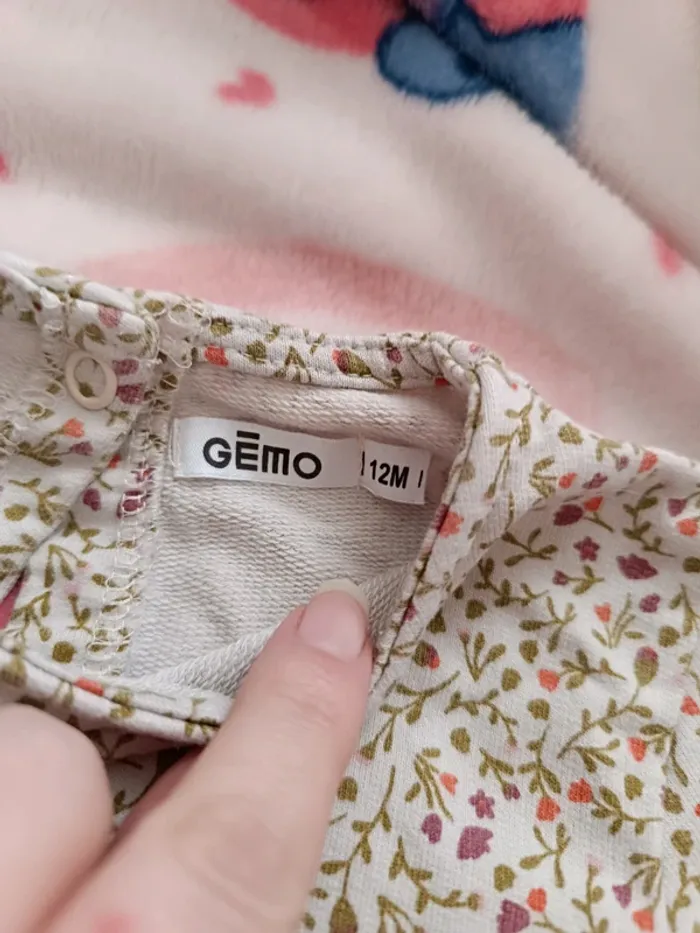 Robe motif fleur gemo taille 12 mois - photo numéro 3