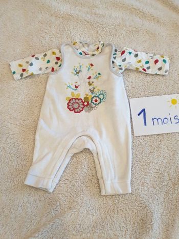 Ensemble fille 1mois