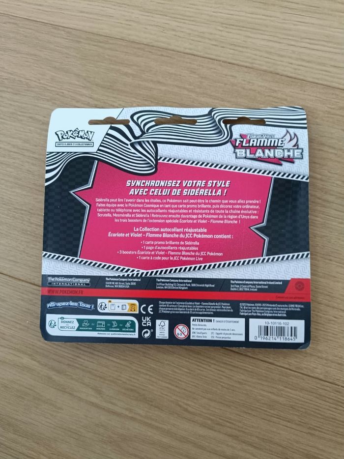 Pokémon - Tripack EV10.5 Flamme Blanche - photo numéro 2