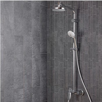 🖤 Mosaïque Vestige - Grès Cérame Effet Pierre Noir (30 x 30 cm)