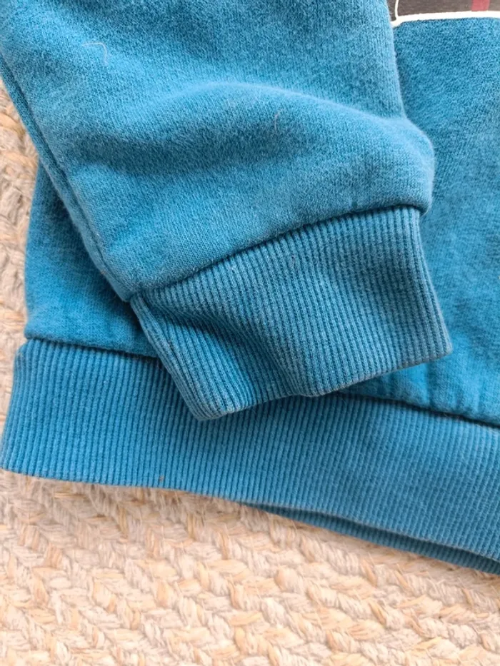 Sweat à capuche bleu Vertbaudet 5A - photo numéro 2