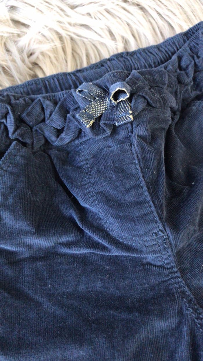 Pantalon velours doublé coton 12 mois neuf - photo numéro 2