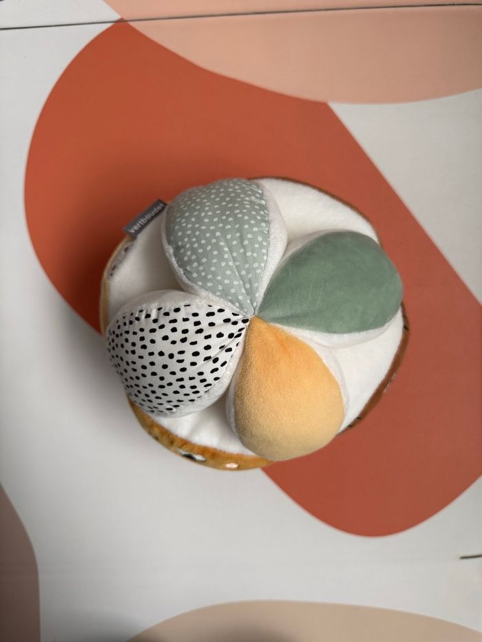 Balle d’éveil avec hochet Tanzanie - vertbaudet - photo numéro 3