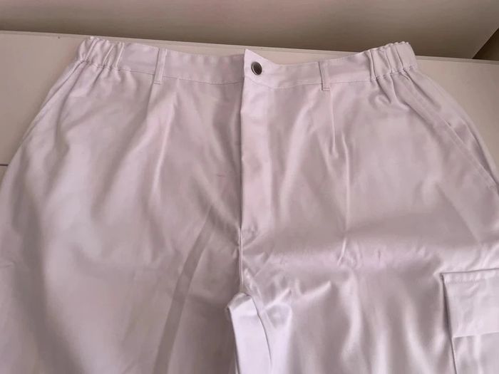 Pantalon blanc de travail taille XXXL - photo numéro 2