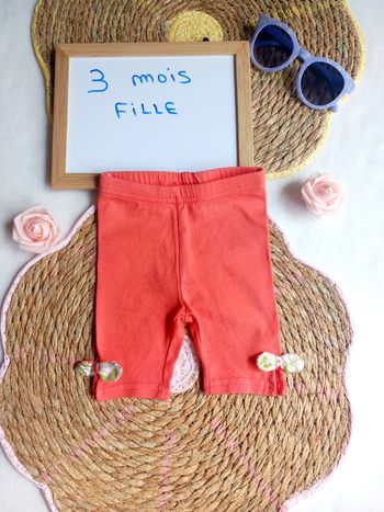 Leggings court fille 👧 3 mois