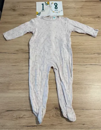 Grenouillère tex motif lapins 18 mois