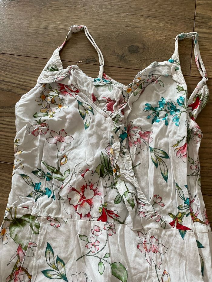 Robe été blanche à fleurs multicolores Pimkie t34 - photo numéro 2