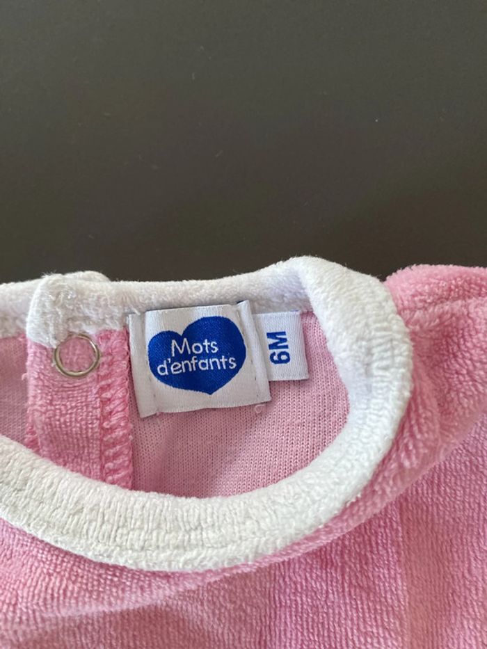 pyjama mots d’enfants 6 mois - photo numéro 2