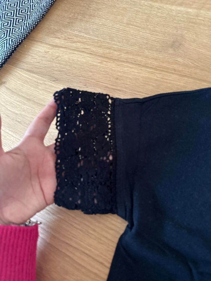 Crop-top dentelle Zara - photo numéro 2