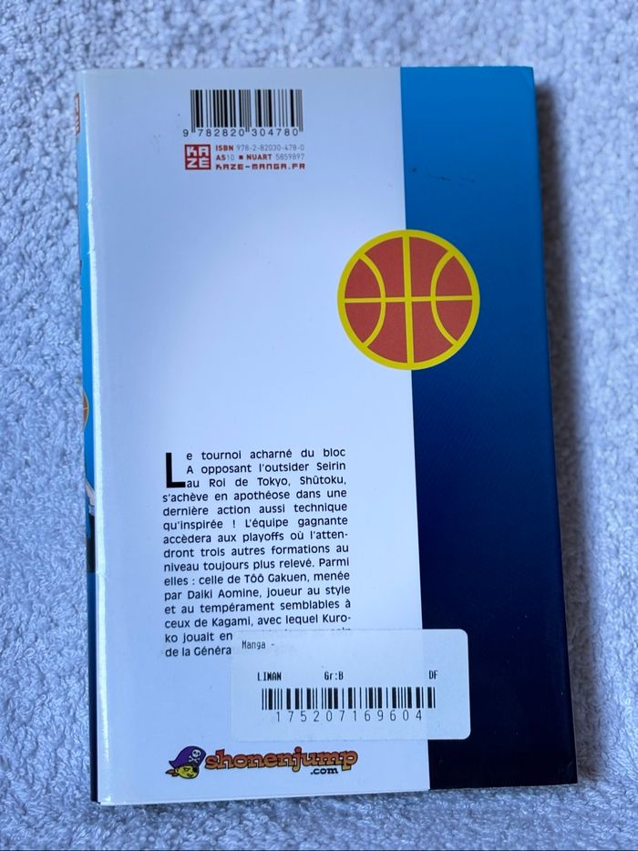 3 manga Kuroko no Basket - photo numéro 9