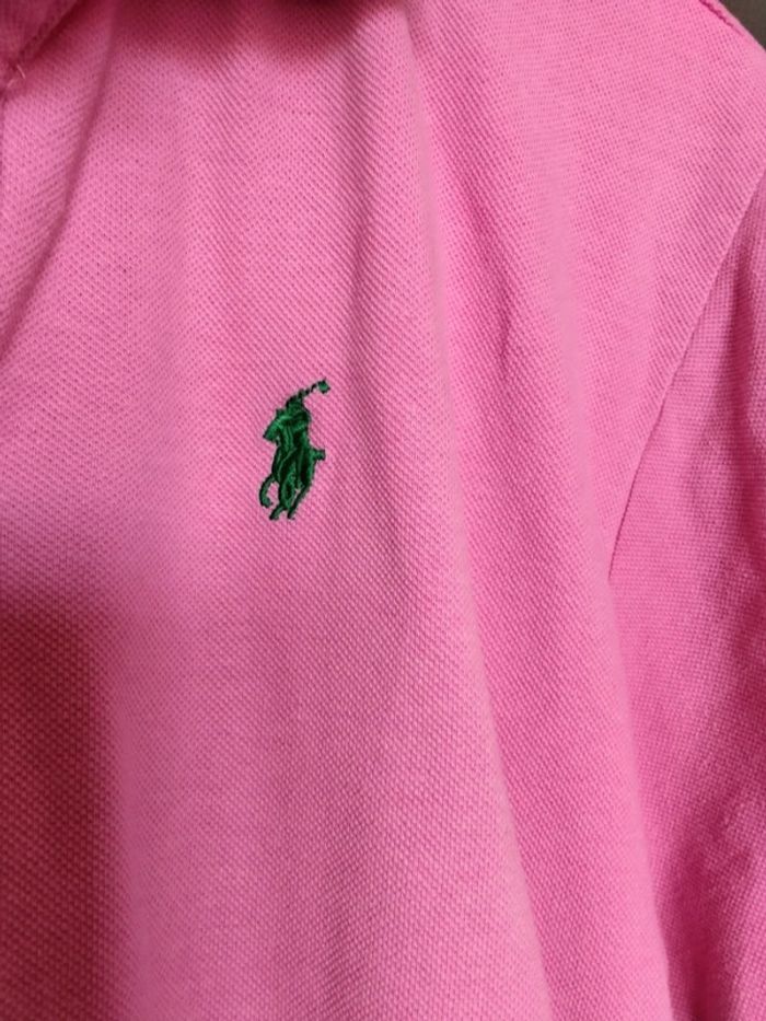 Polo rose Ralph Lauren taille L/40 - photo numéro 3