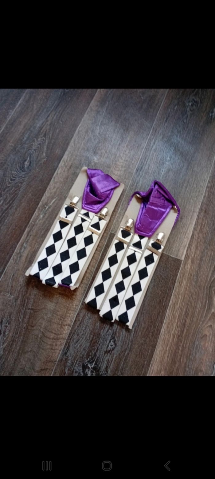 Lot de 2 paires de bretelle déguisement - photo numéro 3