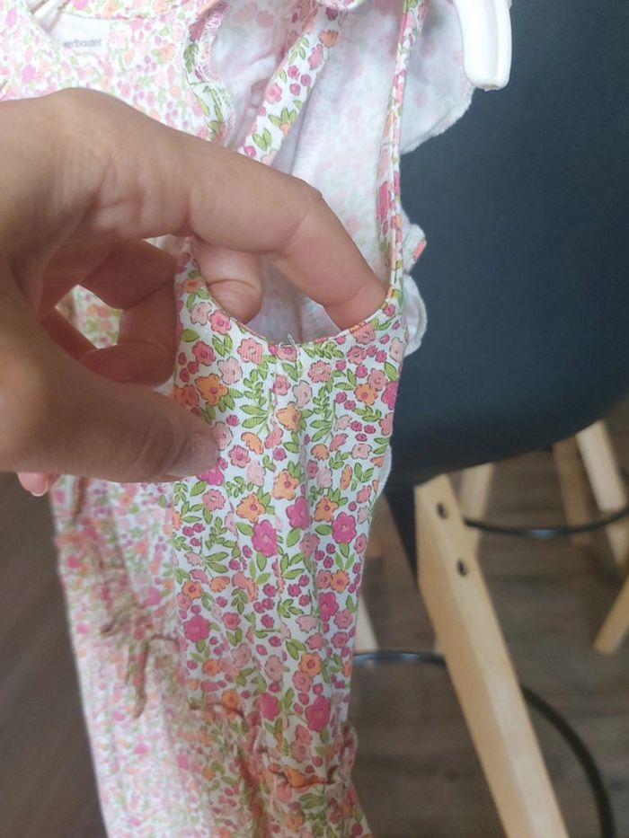 Robe fleurie rose Vertbaudet 6 ans - photo numéro 9