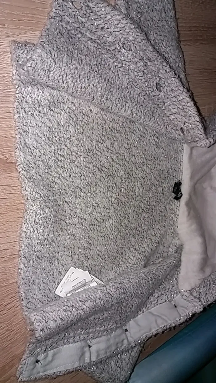 Gilet à capuche pailletté 3 mois - photo numéro 5