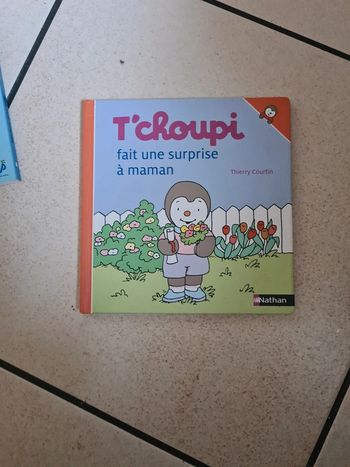 Livre t'choupi fait une surprise à sa maman