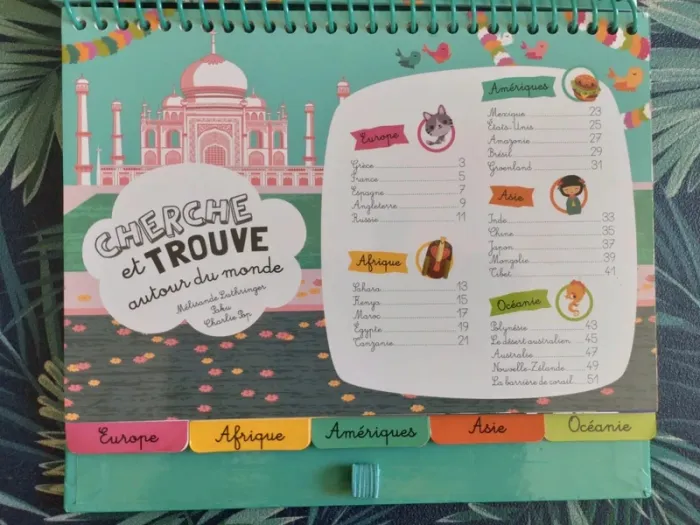 Livre jeu Cherche et trouve autour du monde - photo numéro 2