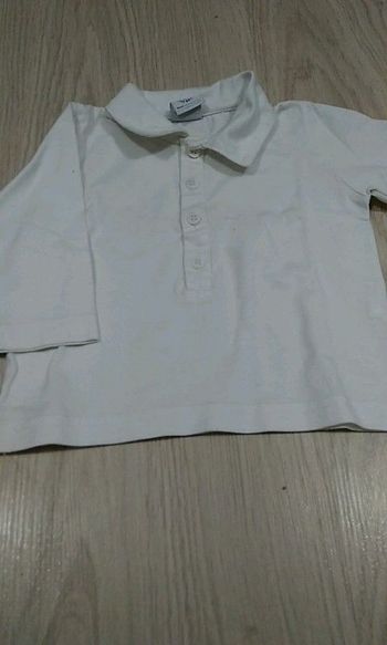 Polo manches longues bébé garçon 6 mois