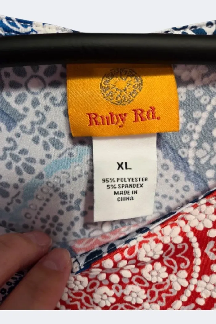 Blouse manches 3/4 T46 Ruby Rd - photo numéro 3