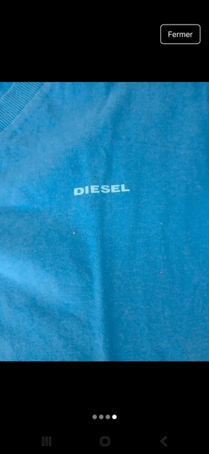 Tee shirt manches longues diesel - photo numéro 4
