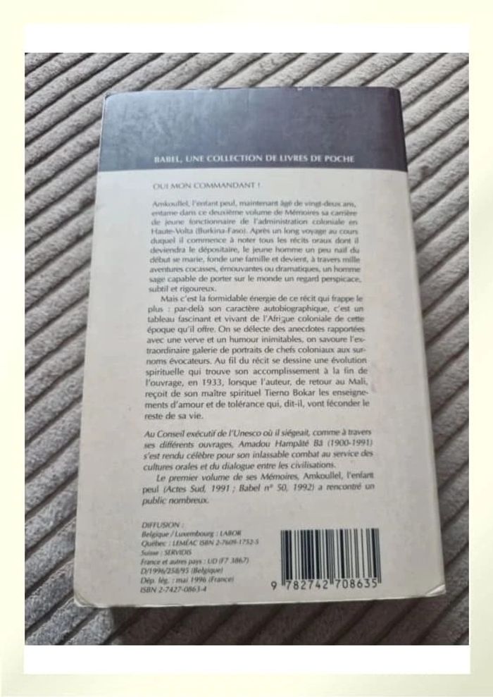 Livre oui mon commandant - photo numéro 2