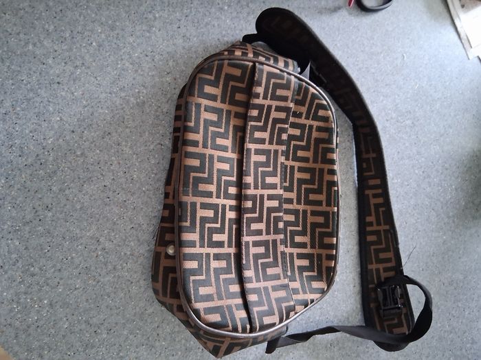 Sac à main marron et noir - photo numéro 2