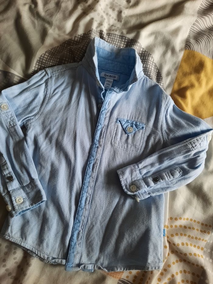 Chemise manches longues Okaidi 3A - photo numéro 2