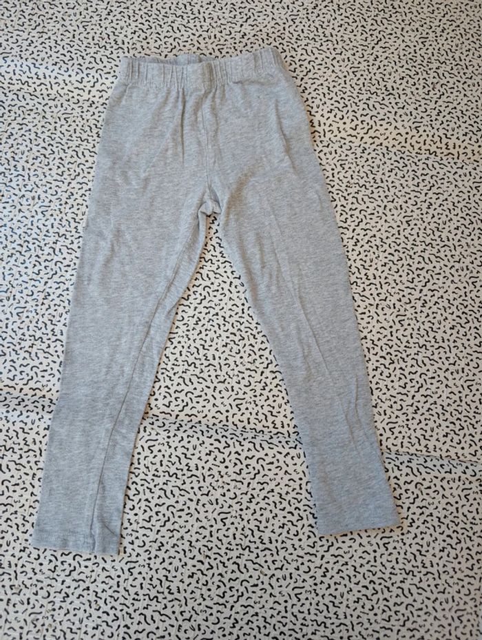 Legging gris coton 4 ans