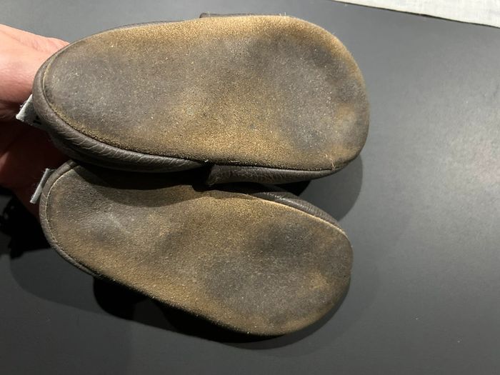 Chausson enfant en cuir T22-23 - photo numéro 3
