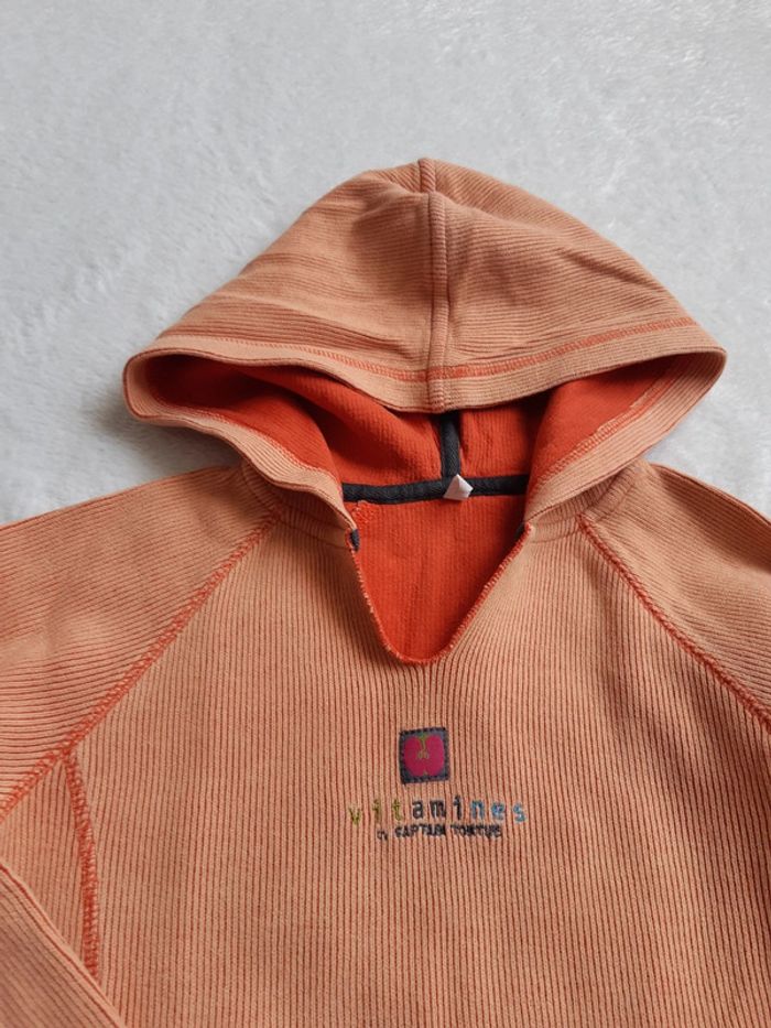 Sweat à capuche orange - photo numéro 3