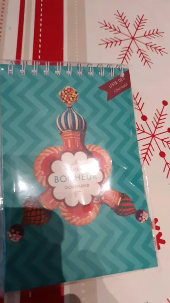 Bloc notes pour courses