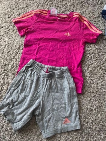 Ensemble adidas - Gris et rose - 2/3 ans 