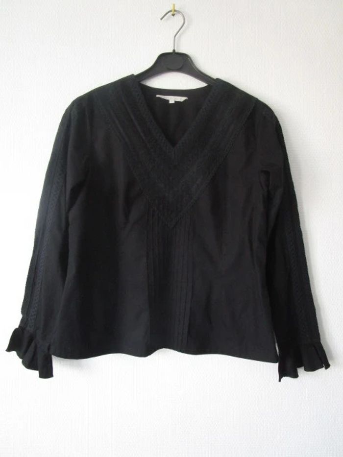 Blouse noire vintage 40 TBE - photo numéro 9