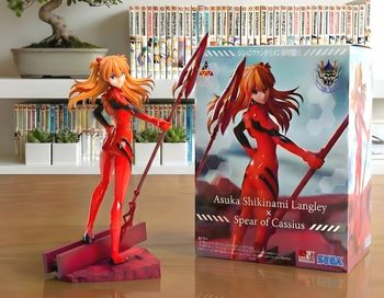 ⚡ [NEUF] Figurine Evangelion Asuka Shikinami Langley - Spear of Cassius Luminasta - 20cm
