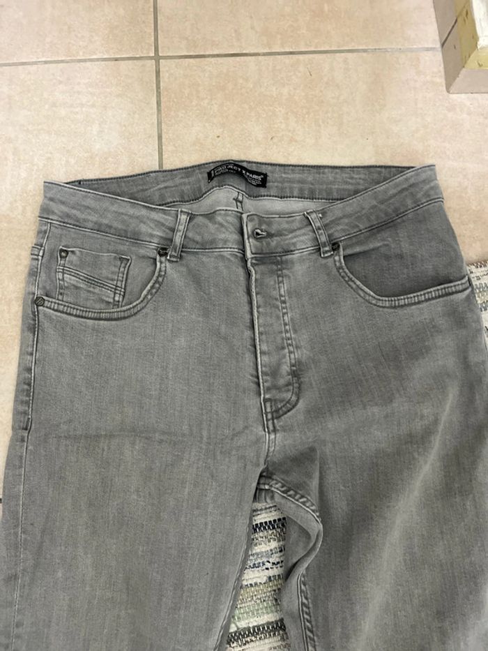 Jean slim basic skinny gris - photo numéro 4