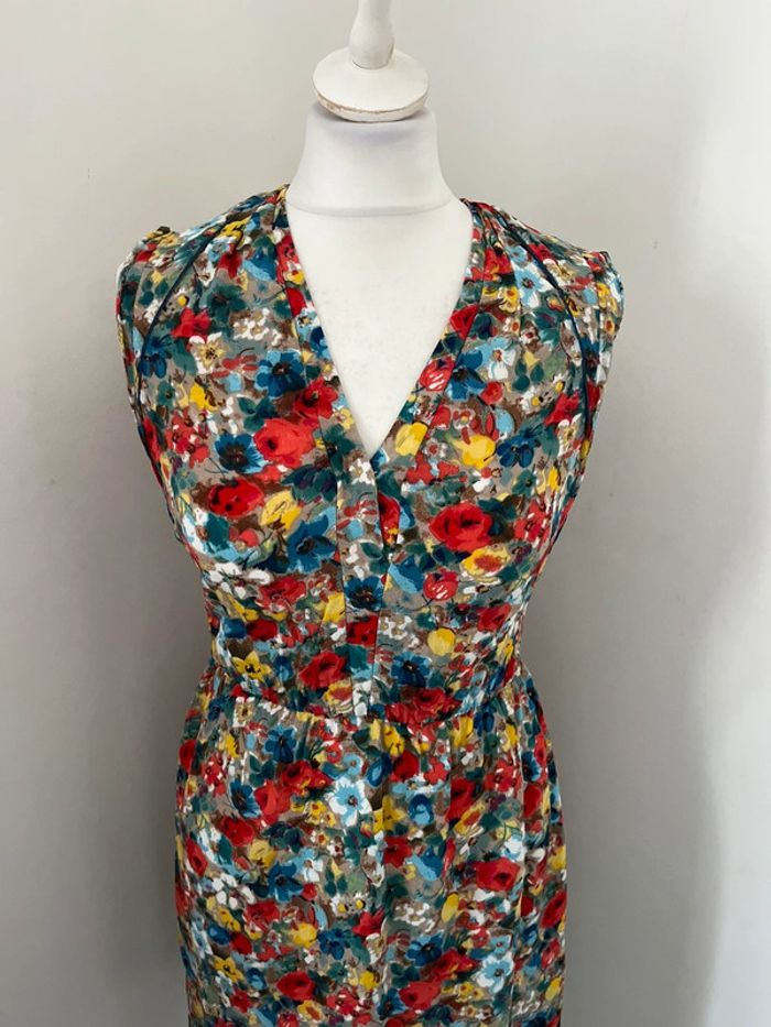 Robe à fleurs colorées Sandro S - photo numéro 3