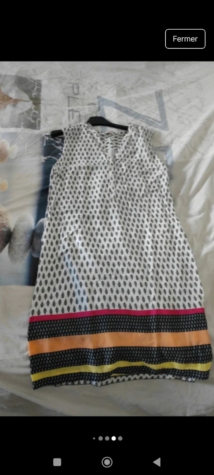 Robe imprimée Camaïeu taille 38 - photo numéro 5