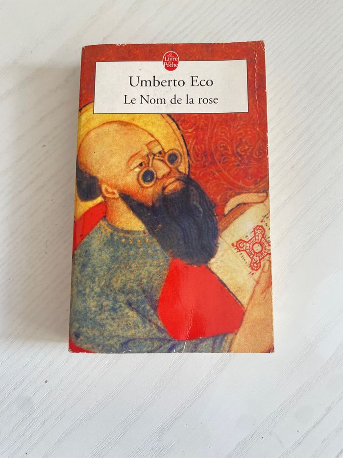 Livre Le Nom de La Rose Umberto Eco