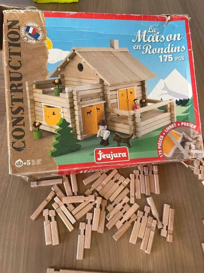 Jeu de construction jeujura 175 pièces - photo numéro 5