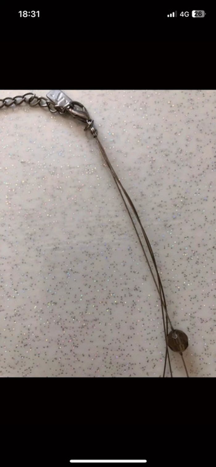 Collier 3 rangs fantaisie - photo numéro 10