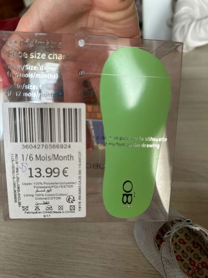 Chaussons bébé fille taille 3 mois - photo numéro 4