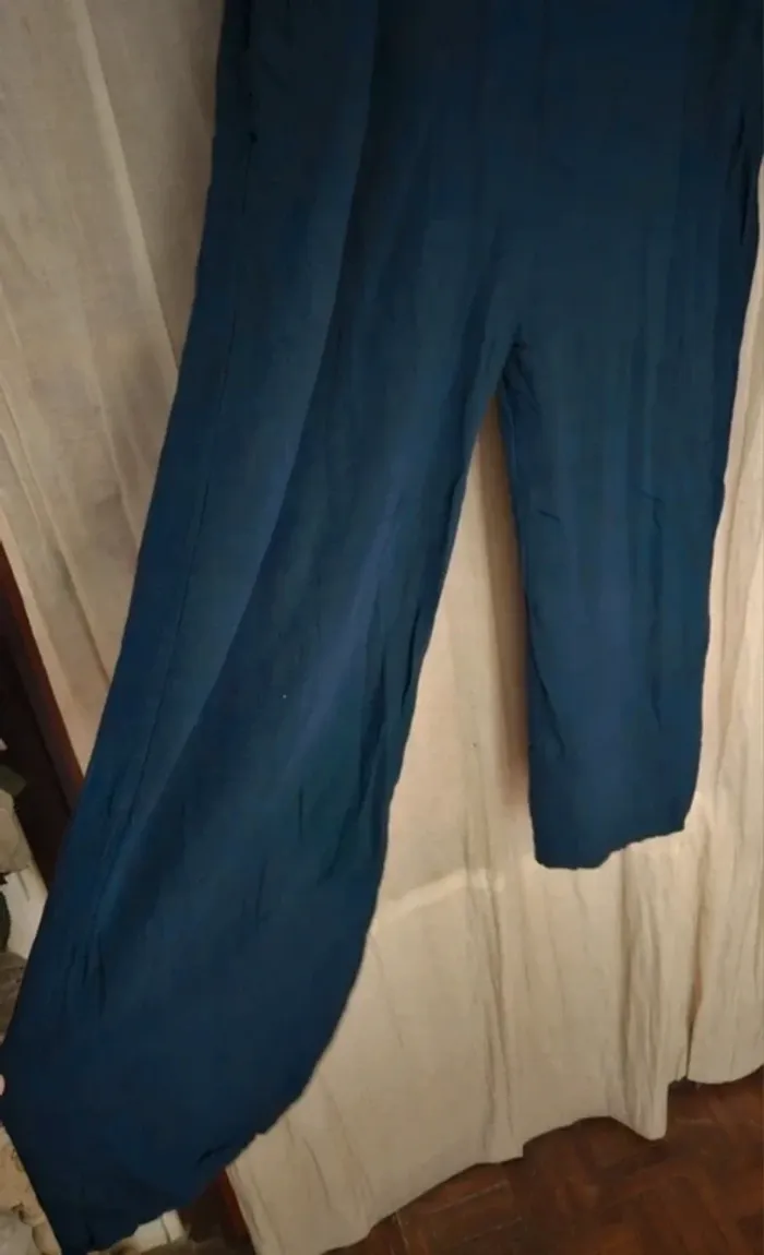 Combi pantalon bleu marine A 1 Moda Taille 38/40 Neuve - photo numéro 5