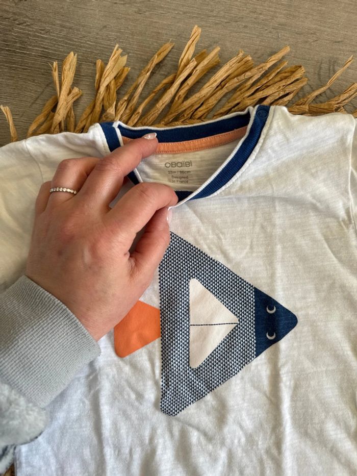 T shirt été okaidi 23 mois - photo numéro 2