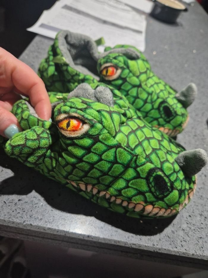 Chaussons dinosaure - photo numéro 2