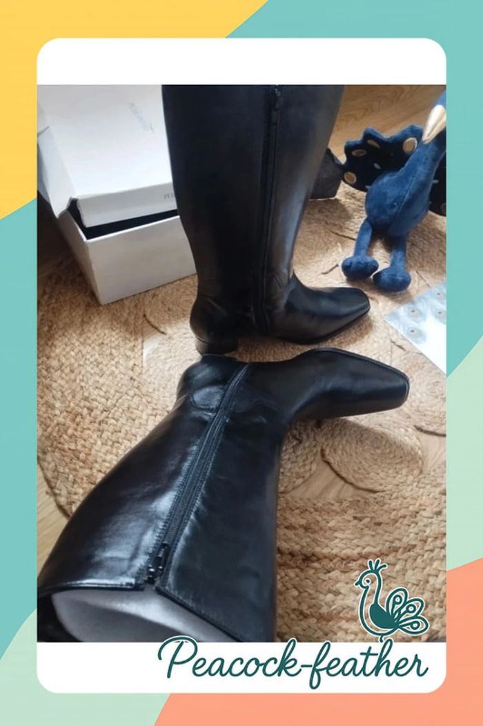 Bottes neuves noires pédiconfort 40 - photo numéro 8