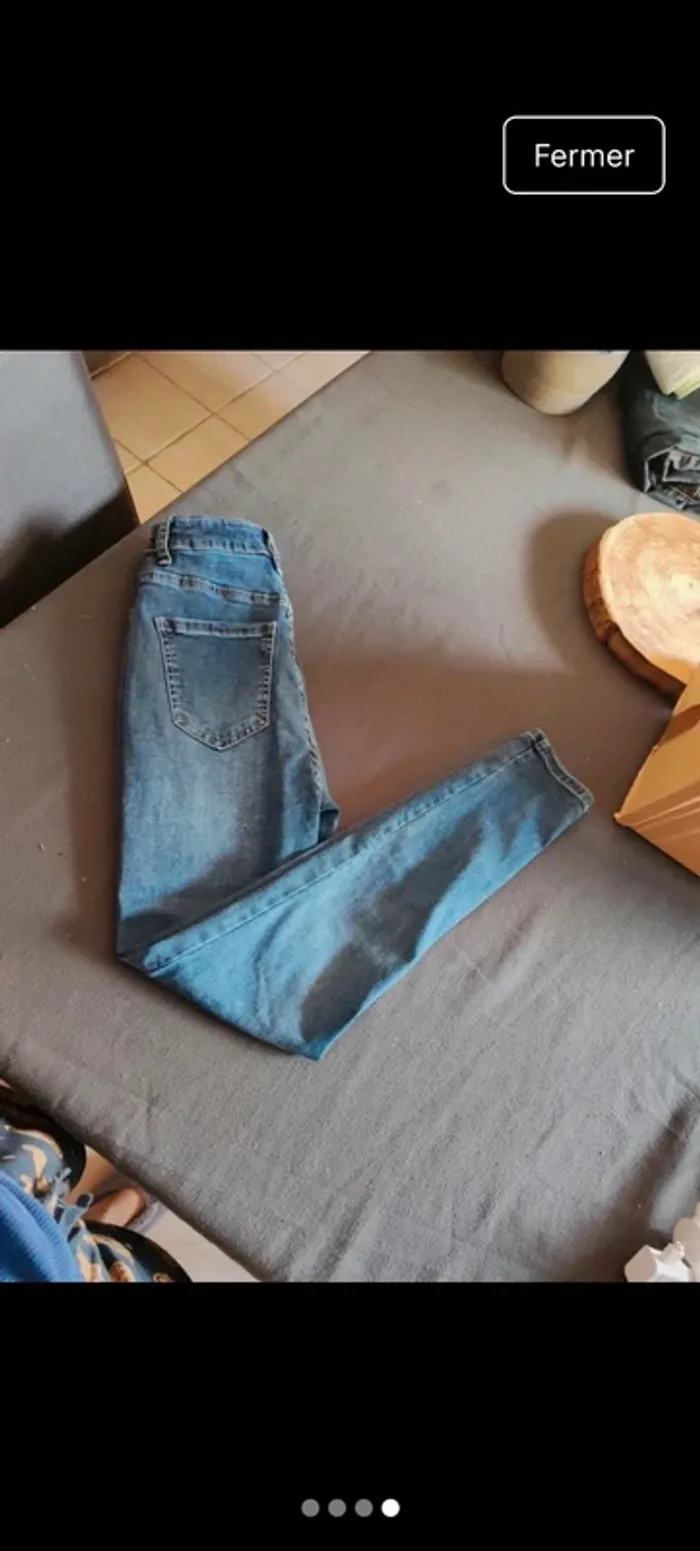 Jean's taille haute taille xs - photo numéro 4