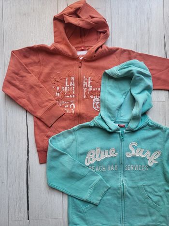 Lot de 2 gilets zippés garçon 6ans