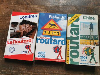 Lot de guides du Routard éditions Hachette