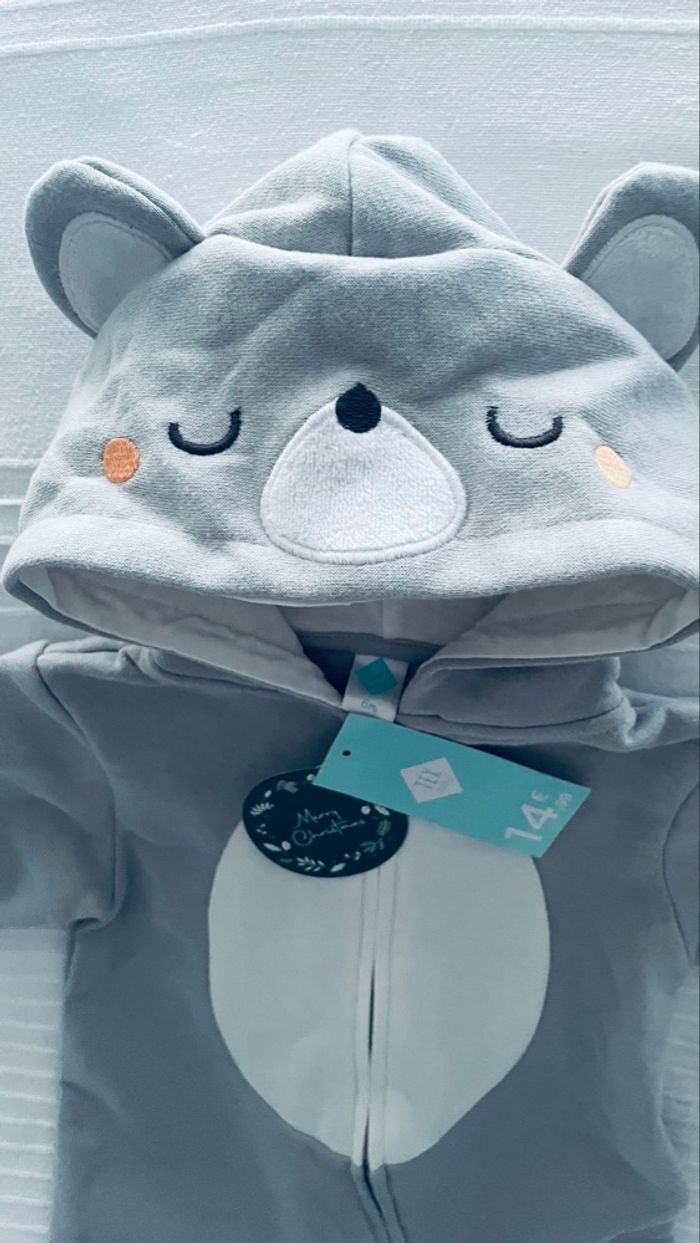 Combinaison surpyjama 6 mois tex - photo numéro 2