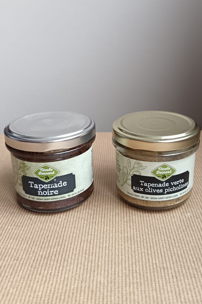 2 pots tapenade Nicole Bernard NEUF