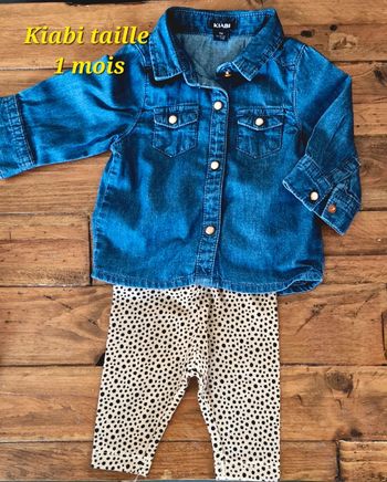 Ensemble fille 1 mois